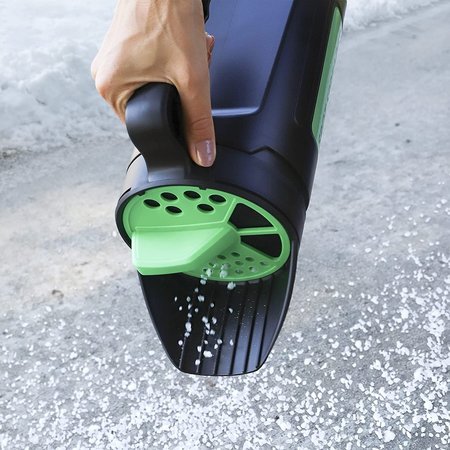 Spot Spreader Hand Shaker for Seed, Salt and Garden, Multiple Opening Sizes for Any Need, Up to 80oz Spot Spreader